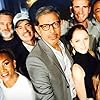 Jeff Goldblum, Roland Emmerich, Vivica A. Fox, Bill Pullman, Brent Spiner, Sela Ward, Judd Hirsch, Jessie T. Usher, Maika Monroe, Angelababy, and Liam Hemsworth in Independence Day: Resurgence (2016)