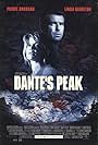 Pierce Brosnan and Linda Hamilton in Dante's Peak (1997)