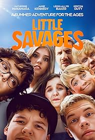 Jamie Kennedy, Leigh-Allyn Baker, Adam Hicks, Kenton Duty, Katherine McNamara, Aedin Mincks, Noah Lomax, and Aubrey K. Miller in Little Savages (2016)