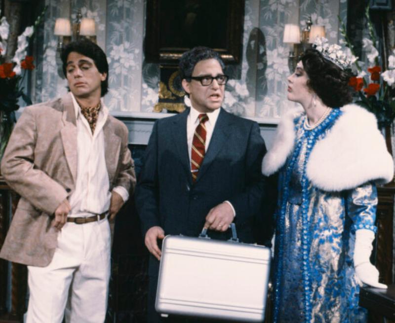 Joan Cusack, Tony Danza, and Al Franken in Saturday Night Live (1975)