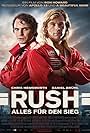 Daniel Brühl and Chris Hemsworth in Rush - Alles für den Sieg (2013)