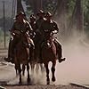 William Holden, Ernest Borgnine, Ben Johnson, Warren Oates, and Jaime Sánchez in The Wild Bunch (1969)