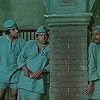 Amitabh Bachchan, Dharmendra, and Keshto Mukherjee in Sholay (1975)