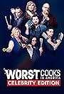 Robin Givens, Dave Coulier, Brian Posehn, Shannon Akins, Leo Lech, Sonja Morgan, Steven Crowley, Johnny 'Bananas' Devenanzio, Bridget Everett, Asaf Goren, Wells Adams, Mandy Thornton, Ann Odogwu, and Hazell Mckenzie in Worst Cooks in America (2010)