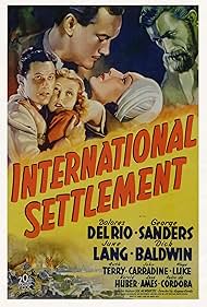 George Sanders, Dolores Del Río, Dick Baldwin, and June Lang in International Settlement (1938)