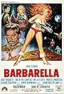 Jane Fonda, John Phillip Law, and Ugo Tognazzi in Barbarella (1968)