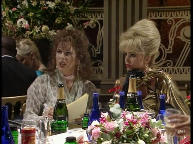 Joanna Lumley and Jennifer Saunders in Absolutely Fabulous (1992)