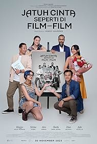 Alex Abbad, Nirina Zubir, Julie Estelle, Ringgo Agus Rahman, Dion Wiyoko, and Sheila Dara Aisha in Falling in Love Like in Movies (2023)