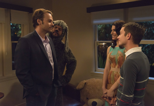 Elijah Wood, Barry Watson, Jason Gann, and Dorian Brown Pham in Wilfred (2011)