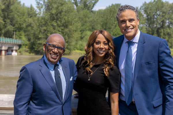 Rick Fox and Al Roker in Morning Show Mystery: Murder on the Menu (2018)