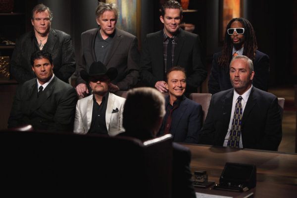 Gary Busey, Meat Loaf, Mark McGrath, David Cassidy, Richard Hatch, Jose Canseco, Lil Jon, and John Rich in The Apprentice (2004)