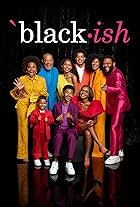 Laurence Fishburne, Anthony Anderson, Jenifer Lewis, Tracee Ellis Ross, Yara Shahidi, Marcus Scribner, Miles Brown, and Marsai Martin in Black-ish (2014)