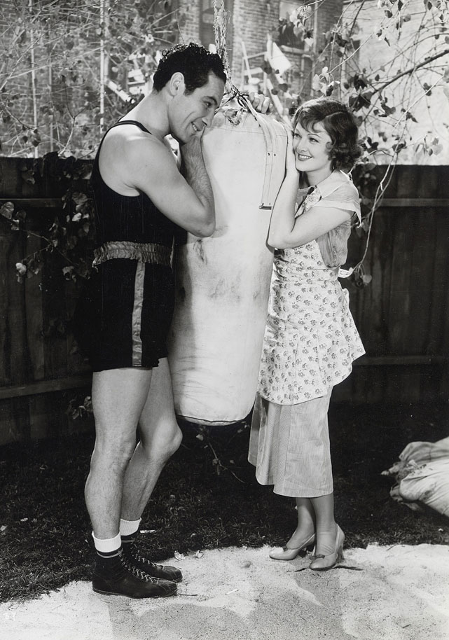 Myrna Loy and Max Baer in Un coeur, deux poings (1933)