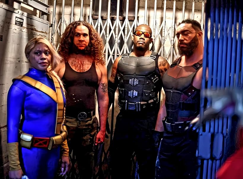 Bridggett Bess, Marcus Nel-Jamal Hamm, Robert Dobson, and Fernando Marrero in Triggered, a Cinematic Superhero Fan-Film (2022)