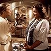 Kathleen Turner and Marianne Sägebrecht in The War of the Roses (1989)