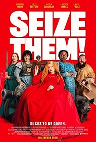 Nick Frost, Jessica Hynes, Aimee Lou Wood, Nicola Coughlan, and Lolly Adefope in Seize Them! (2024)