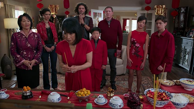 Lauren Tom, Stoney Westmoreland, Lilan Bowden, Asher Angel, Peyton Elizabeth Lee, and Alan Ko in Andi Mack (2017)