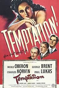 George Brent, Charles Korvin, Paul Lukas, and Merle Oberon in Tentação (1946)