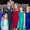 Marc Blucas, Gabrielle Rose, Tricia Helfer, Lisa Durupt, Megan Charpentier, Jaeda Lily Miller, and Benjamin Wosk in Operation Christmas (2016)