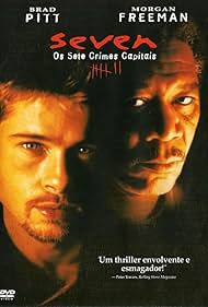 Brad Pitt and Morgan Freeman in Seven - Os Sete Crimes Capitais (1995)