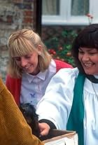 Emma Chambers and Dawn French in The Vicar of Dibley (1994)