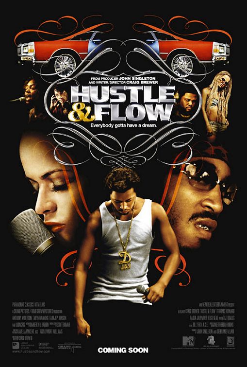 Terrence Howard, Taraji P. Henson, Ludacris, and Taryn Manning in Hustle & Flow (2005)