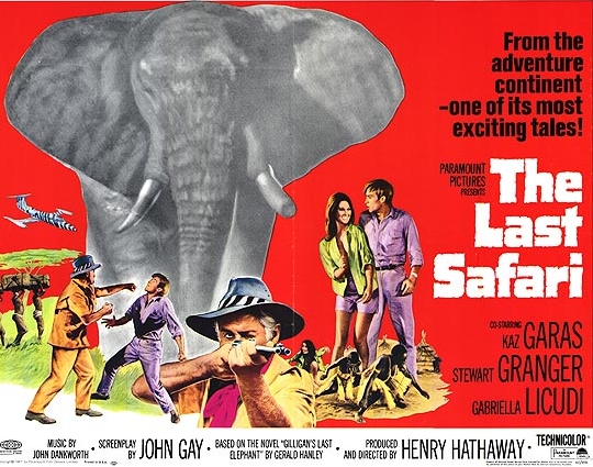 Stewart Granger, Kaz Garas, and Gabriella Licudi in The Last Safari (1967)