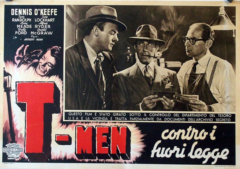 William Malten, Dennis O'Keefe, and John Wengraf in T-Men (1947)