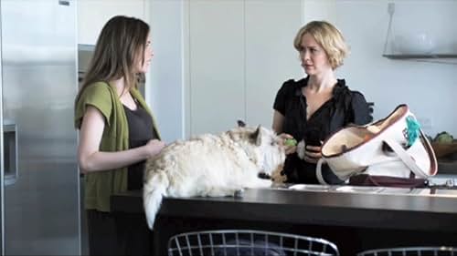 Emma (Sarah Paulson), single, successful, and NOT a dog person, gets stuck with a dog because her younger married sister (Maria Dizzia) is pregnant with twins and moving into a dog-free apartment.  Her sister insists the dog is a good luck charm -- he'll help you a find a man.  And this turns out to be true... for Emma's assistant (Christina Brucato).