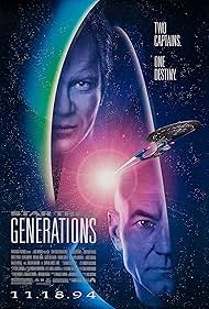 William Shatner and Patrick Stewart in Star trek: Générations (1994)