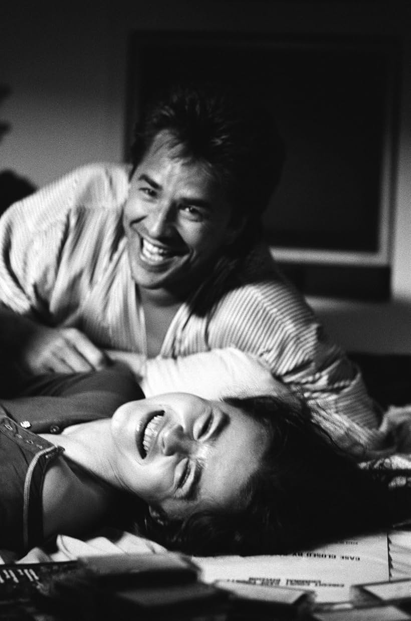 Helena Bonham Carter and Don Johnson in Miami Vice (1984)