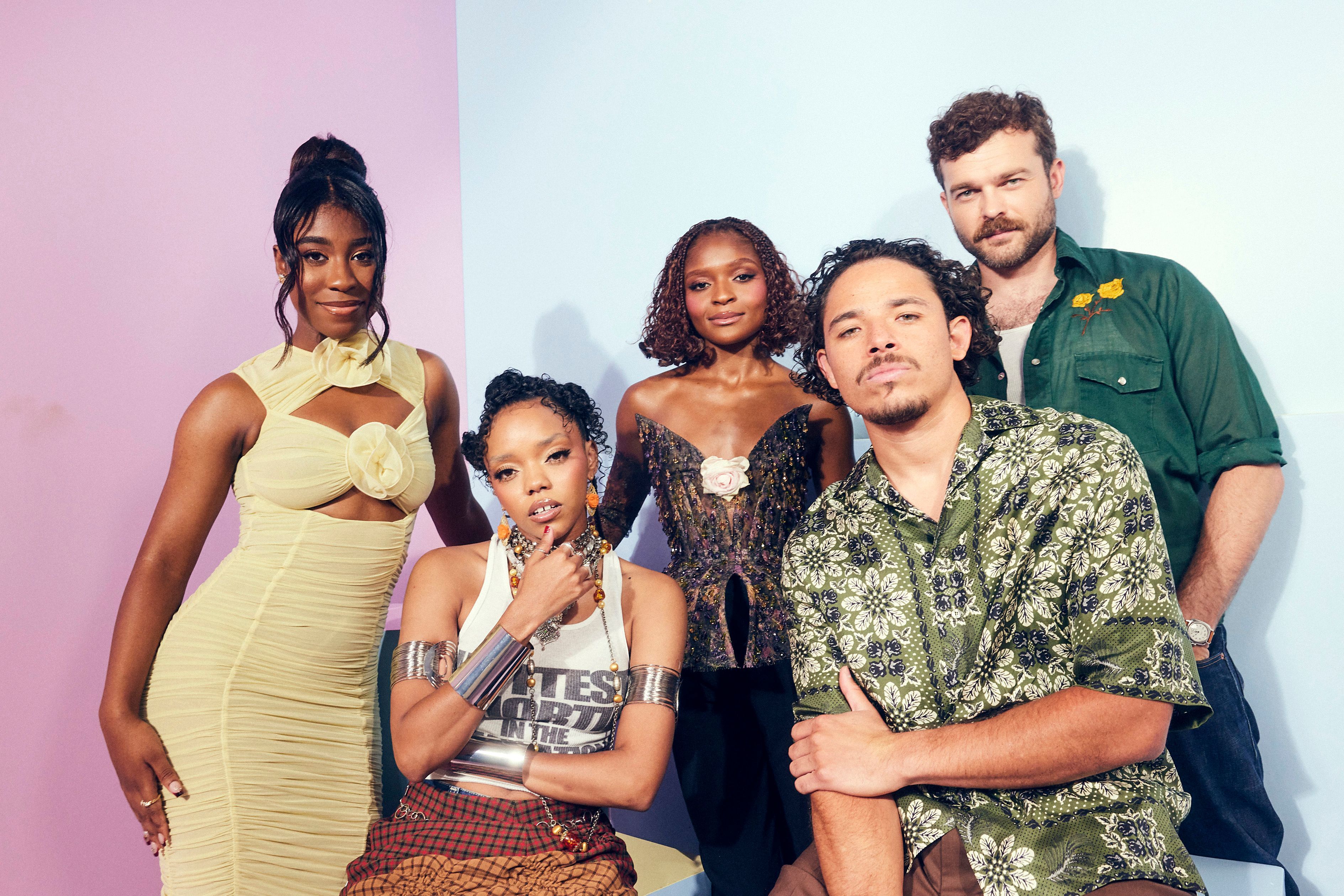 Alden Ehrenreich, Anthony Ramos, Lyric Ross, Regan Aliyah, and Dominique Thorne at an event for Ironheart (2025)