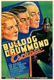 Ray Milland, Heather Angel, and Guy Standing in Bulldog Drummond Escapes (1937)