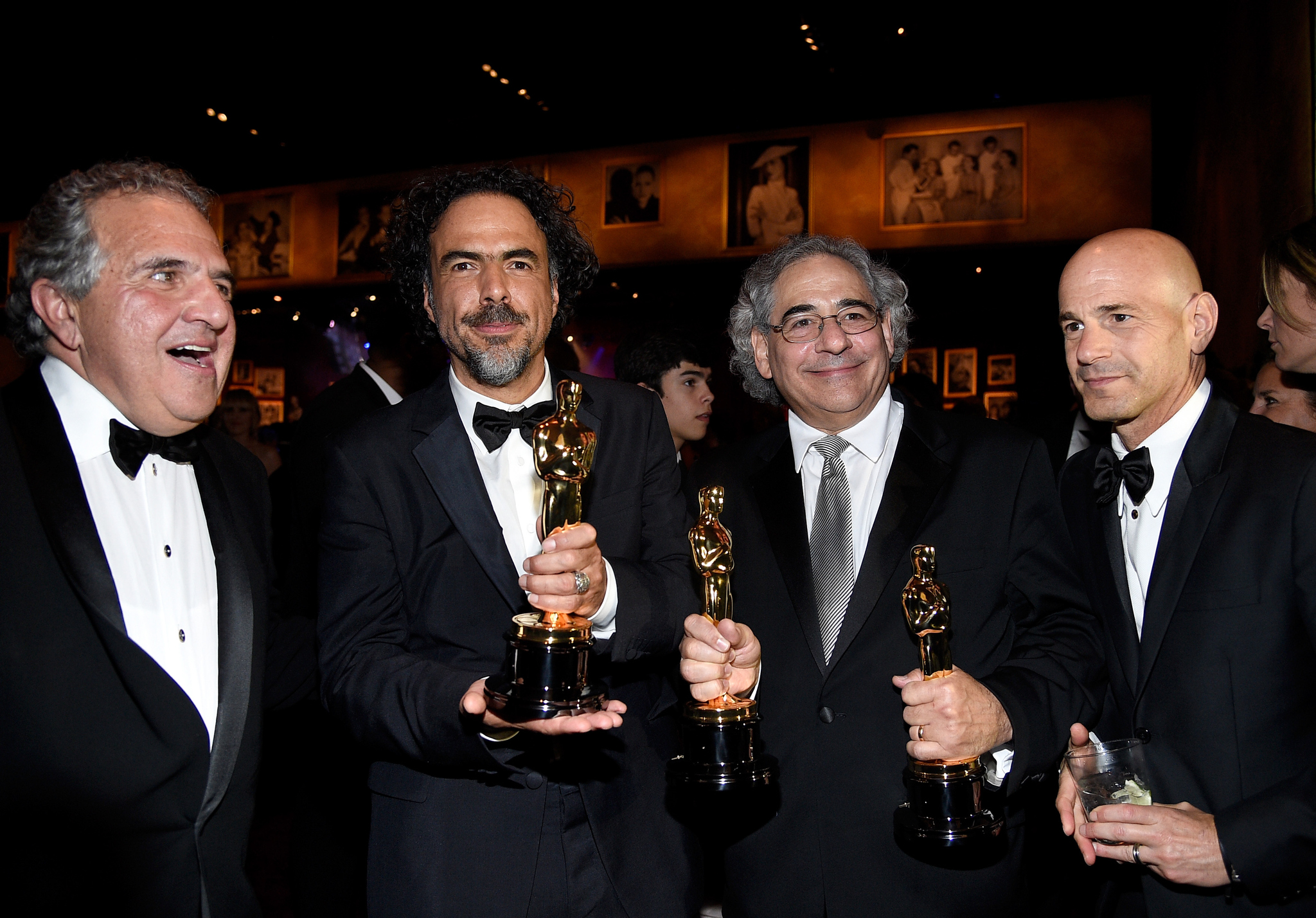 Alejandro G. Iñárritu, Steve Gilula, and James Gianopulos at an event for The Oscars (2015)