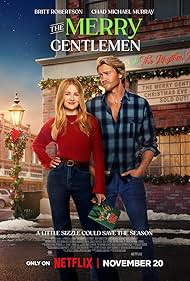 Chad Michael Murray and Britt Robertson in The Merry Gentlemen (2024)