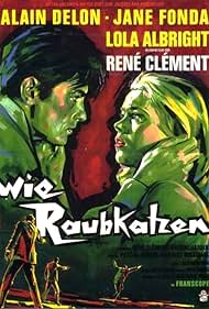 Jane Fonda and Alain Delon in Wie Raubkatzen (1964)