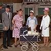 Eddie Albert, Eva Gabor, Mary Grace Canfield, Reginald Gardiner, Tom Lester, Barbara Pepper, and Arnold the Piggy in Green Acres (1965)