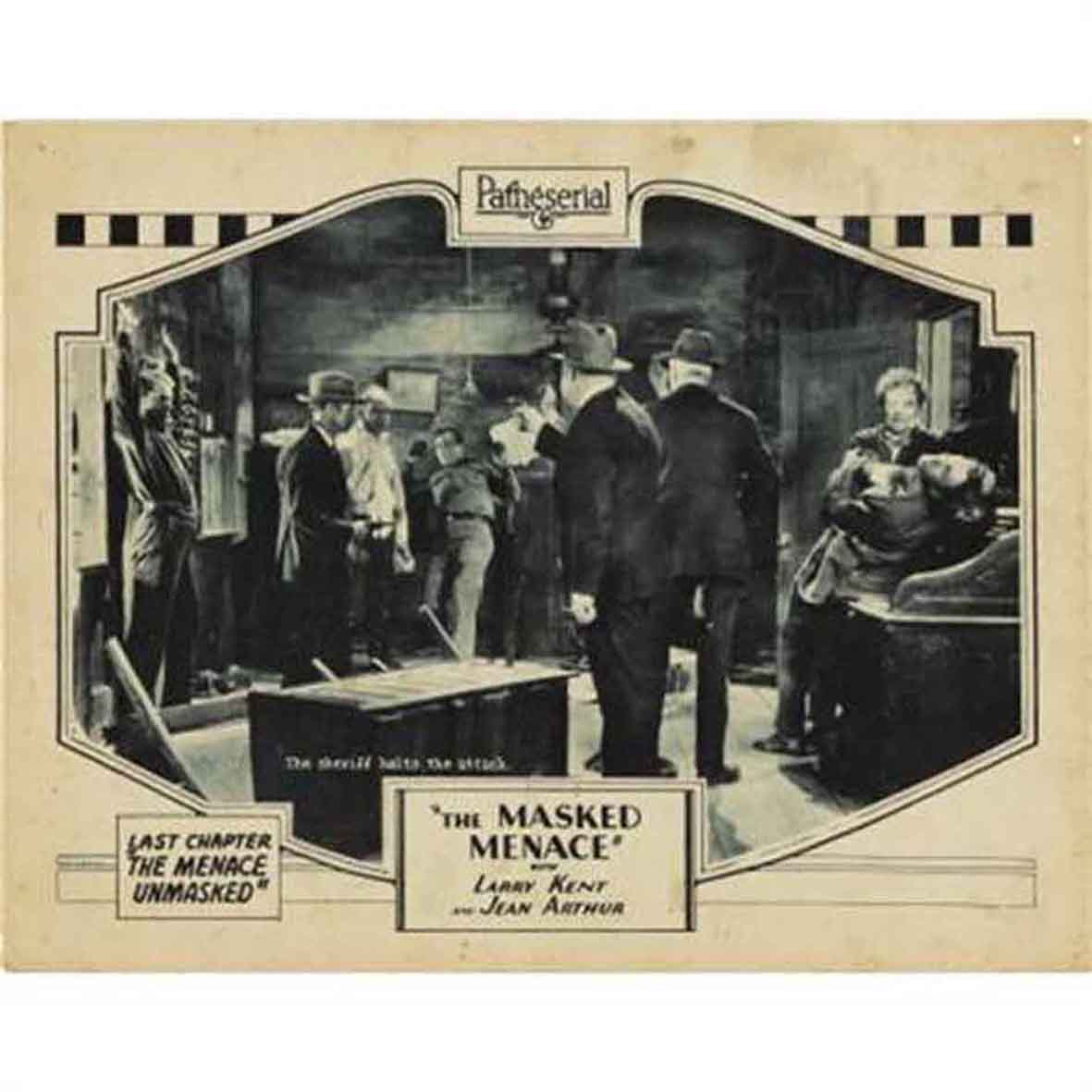 William Bailey, William Cavanaugh, Gus De Weil, John F. Hamilton, Thomas Holding, and Larry Kent in The Masked Menace (1927)