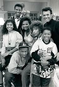 Martin Lawrence, Vanessa Bell Calloway, Finis Henderson III, Myra J., Cherie Johnson, Shawn Skie, and Michael Warren in A Little Bit Strange (1989)