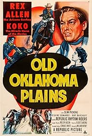 Slim Pickens, Rex Allen, Elaine Edwards, and Koko in Old Oklahoma Plains (1952)