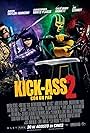 Jim Carrey, Aaron Taylor-Johnson, Chloë Grace Moretz, and Christopher Mintz-Plasse in Kick Ass 2: Con un par (2013)