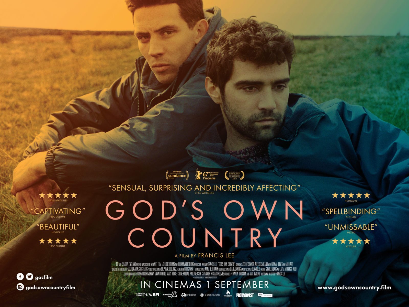 Alec Secareanu and Josh O'Connor in God's Own Country (2017)