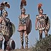 Robert Douglas, Stanley Baker, Niall MacGinnis, and Torin Thatcher in Helen of Troy (1956)