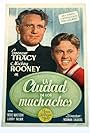 Spencer Tracy and Mickey Rooney in Con toda el alma (1941)