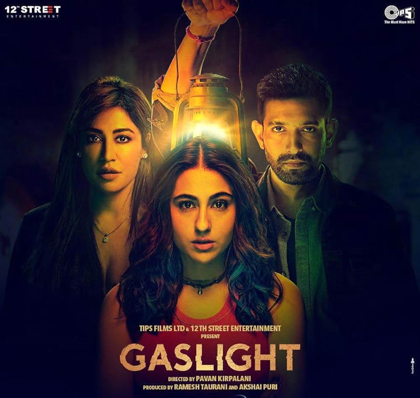 Chitrangda Singh, Vikrant Massey, and Sara Ali Khan in Gaslight (2023)