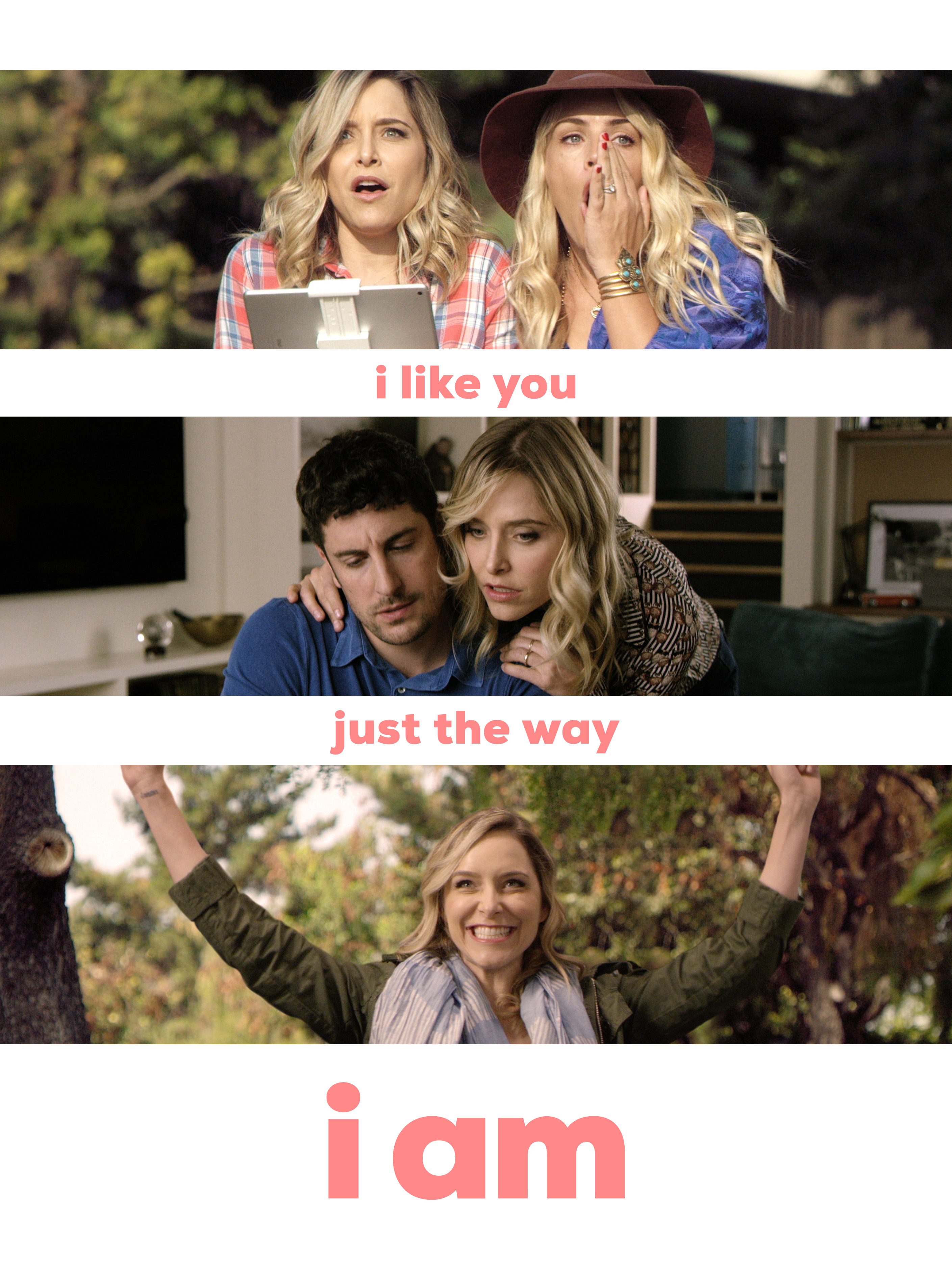 Jason Biggs, Busy Philipps, and Jenny Mollen in I Like You Just the Way I Am (2016)