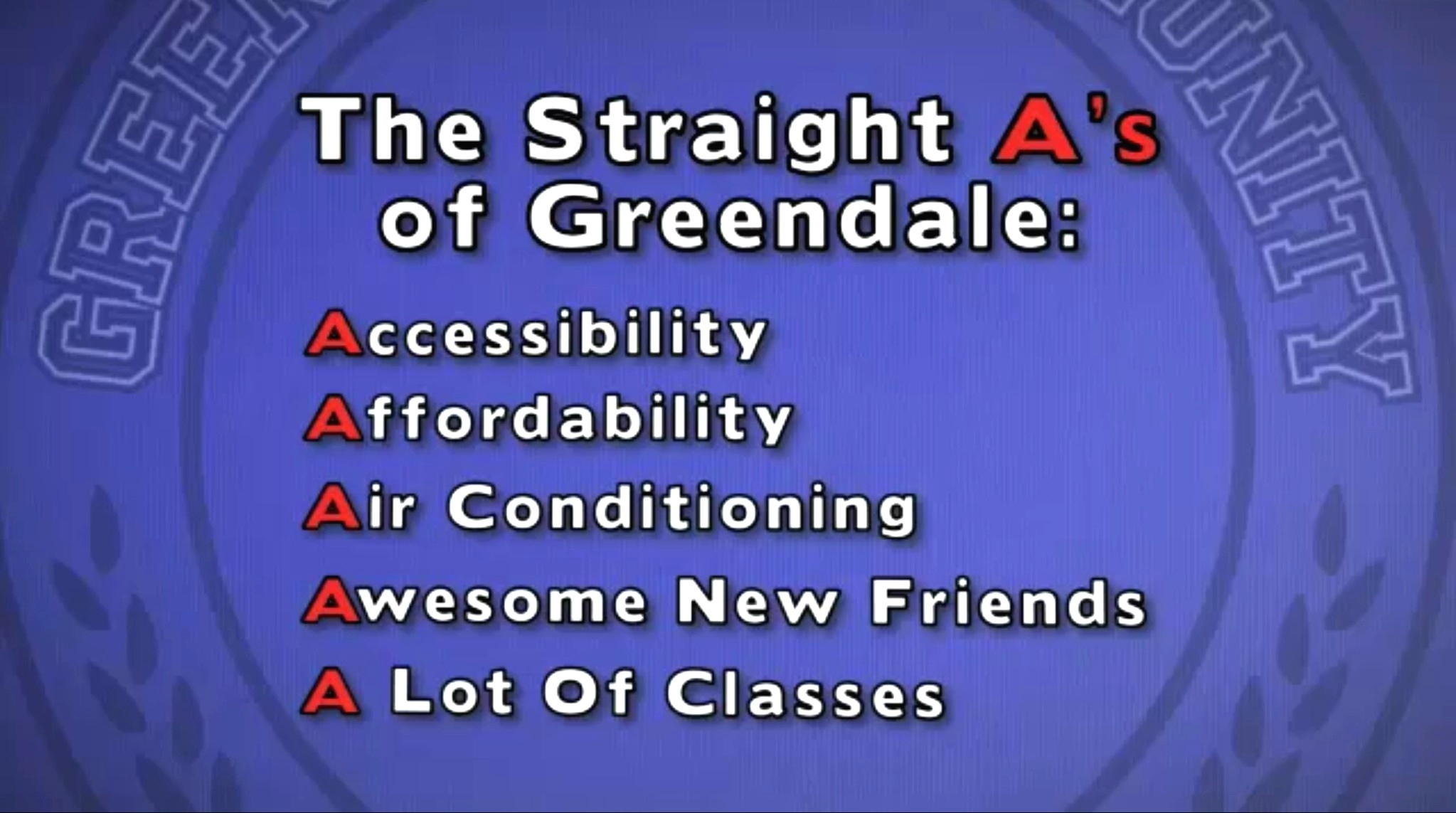 The Straight A's of Greendale (2009)