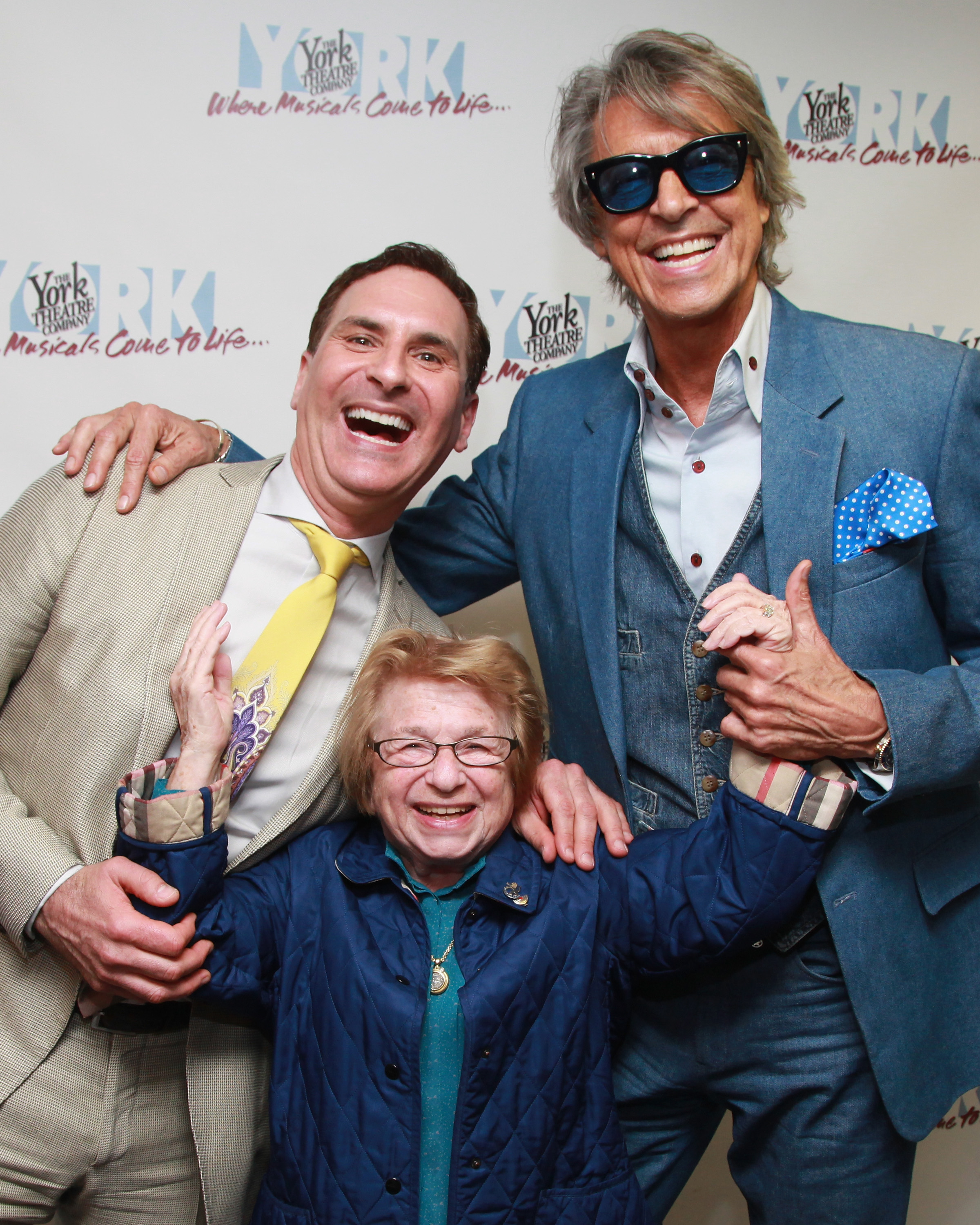 Tommy Tune, Ruth Westheimer, and Mark Nadler