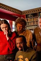 Simon Farnaby, Jim Howick, Martha Howe-Douglas, Ben Willbond, Katy Wix, Charlotte Ritchie, Mathew Baynton, Laurence Rickard, Kiell Smith-Bynoe, and Lolly Adefope in The Grey Lady (2020)