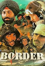 Jackie Shroff, Sunny Deol, Akshaye Khanna, and Suniel Shetty in Border (1997)